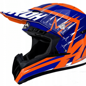 Kask OFF-ROAD AIROH SWITCH BLUE połysk