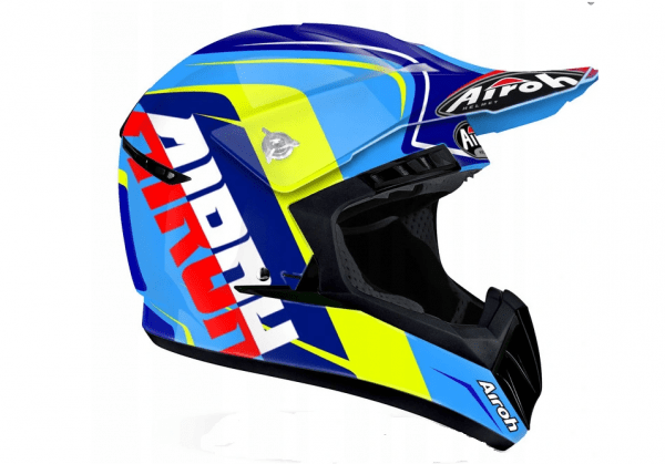 Kask OFF-ROAD AIROH SWITCH SIGN BLUE