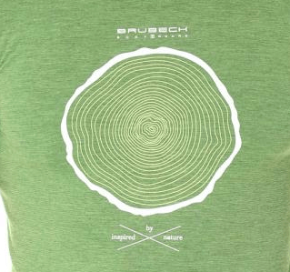Koszulka termoaktywna męska Brubeck Outdoor WOOL zielony