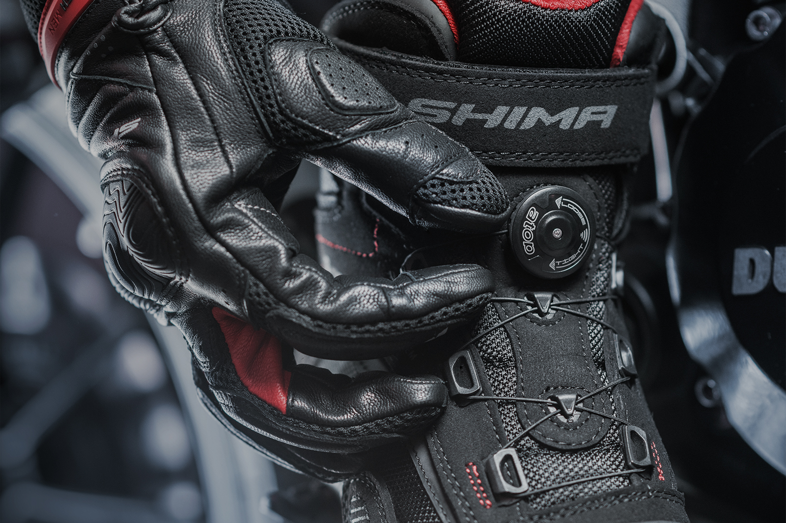 Buty męskie Shima Exo Vented czarny/czerwony