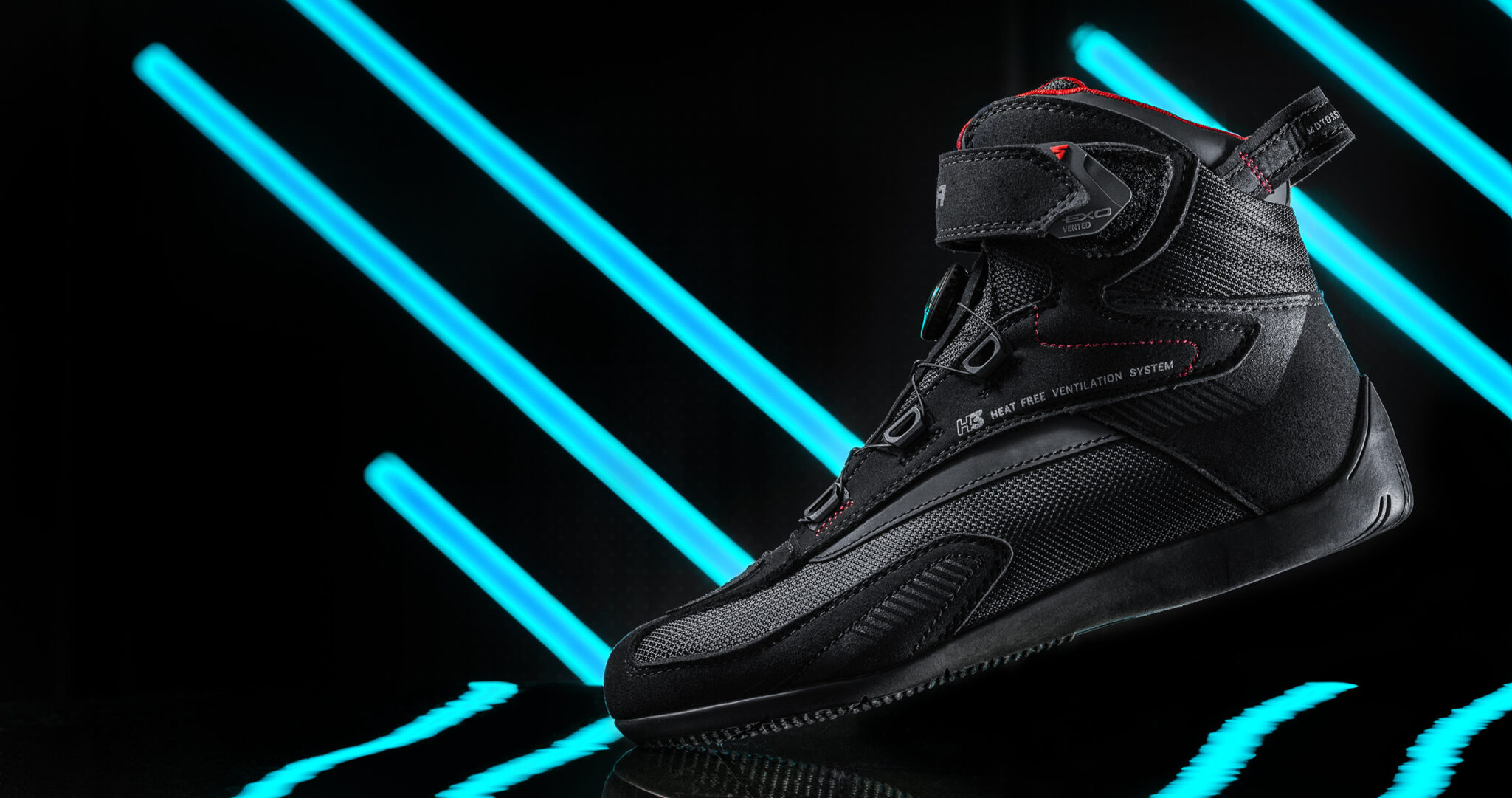 Buty męskie Shima Exo Vented czarny/czerwony