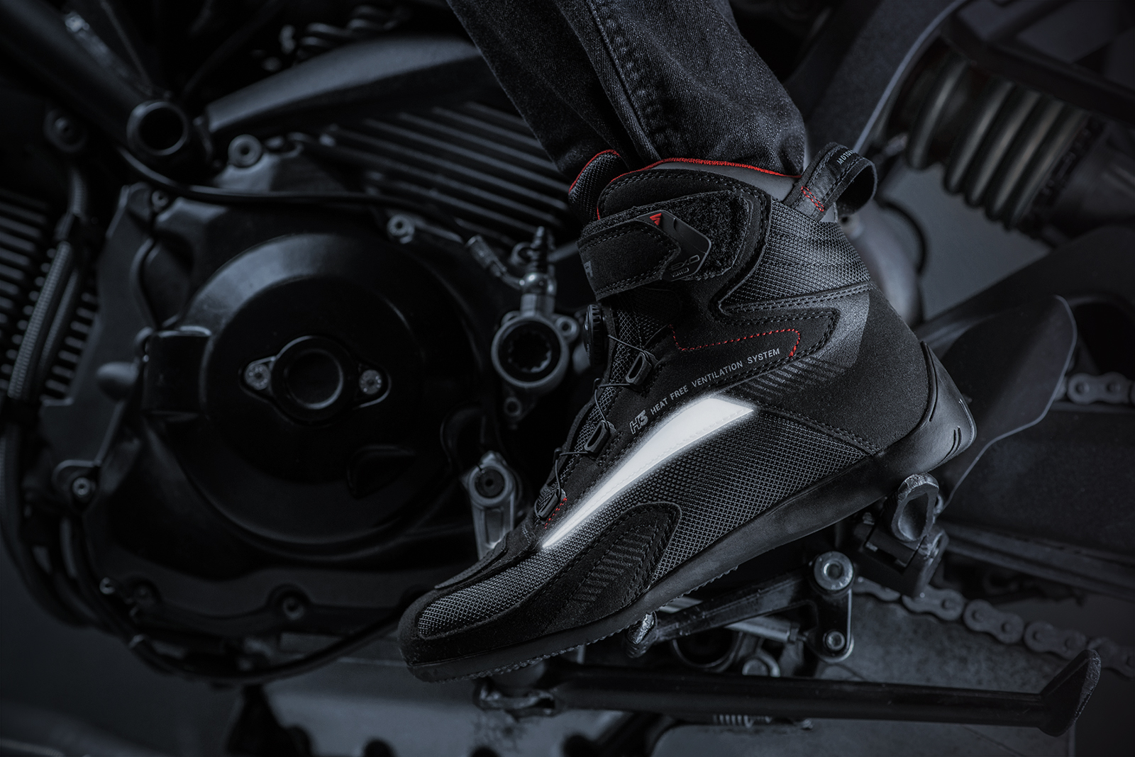 Buty męskie Shima Exo Vented czarny/czerwony