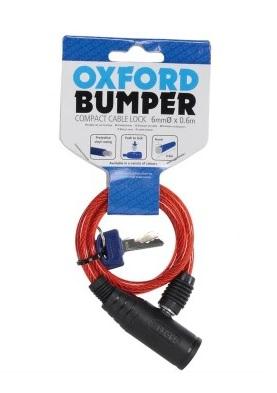 Zabezpieczenie antykradzieżowe Oxford Bumper Cable Lock 0,6m x 6mm