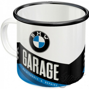 Kubek emaliowany BMW Garage