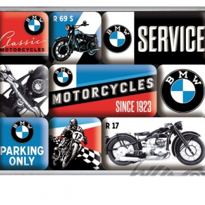 Zestaw magnesów 9 sztuk BMW Motorcycles