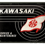 Tablica plakat 15×20 cm Kawasaki TANK LOGO 26232