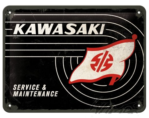Tablica plakat 15×20 cm Kawasaki TANK LOGO 26232