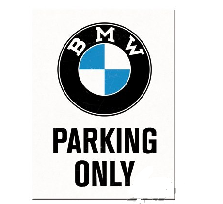 Magnes BMW Parking ONLY