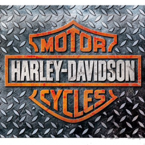 Tablica plakat 15×20 cm Harley Davidson DIAMOND PLATE 26250