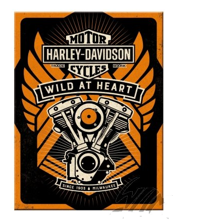 Magnes Harley Davidson Wild at HEART