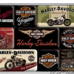 Zestaw magnesów 9 sztuk Harley Davidson BIKES