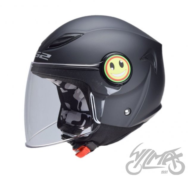 Kask dziecięcy LS2 OF602 junior black matt