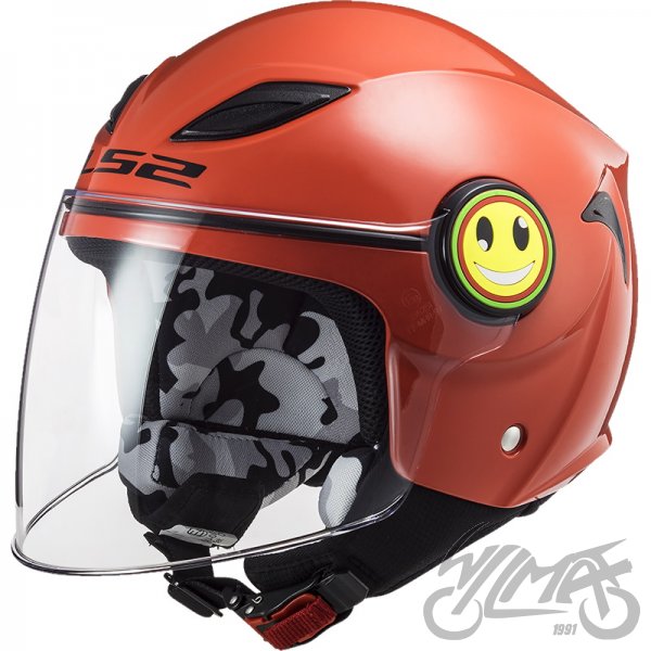 Kask dziecięcy LS2 OF602 funny junior red