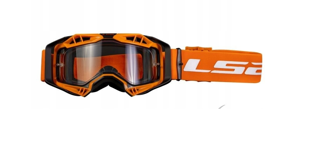 Gogle enduro LS2 AURA cross pomarańczowe