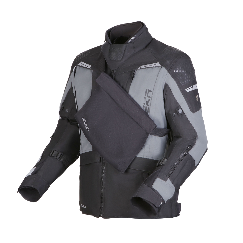 Kurtka tekstylna męska MODEKA HYDRON black/grey