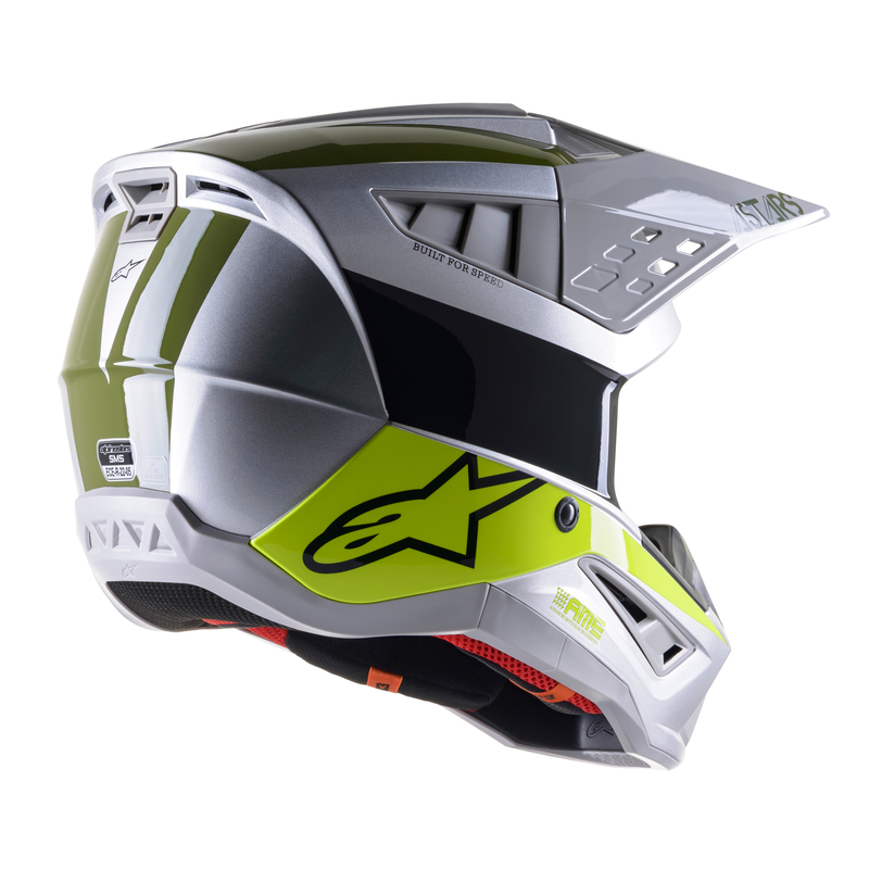 Kask off-road ALPINESTARS S-M5 bond silver