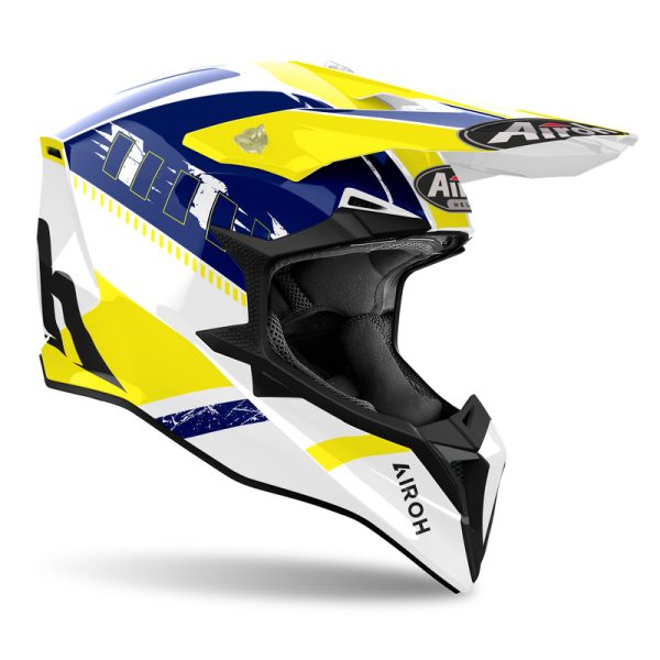 Kask off-road AIROH WRAAAP feel yellow