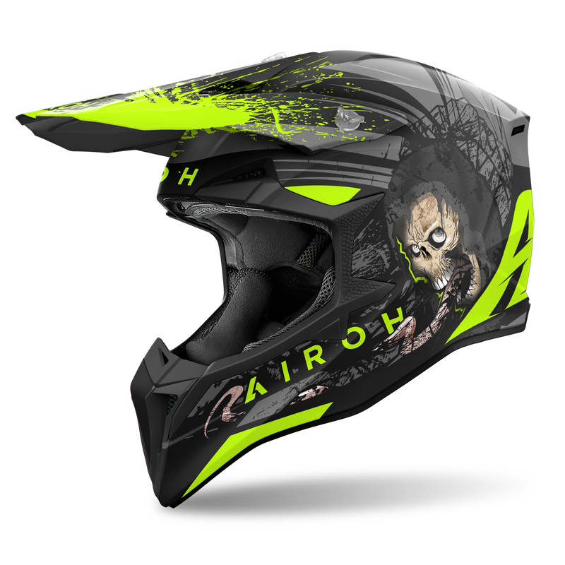 Kask off-road AIROH WRAAAP darkness matt