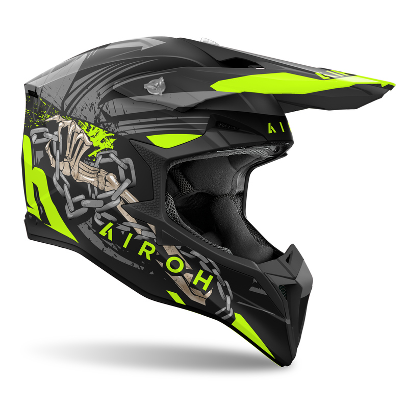 Kask off-road AIROH WRAAAP darkness matt