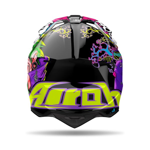 Kask off-road AIROH WRAAAP music gloss