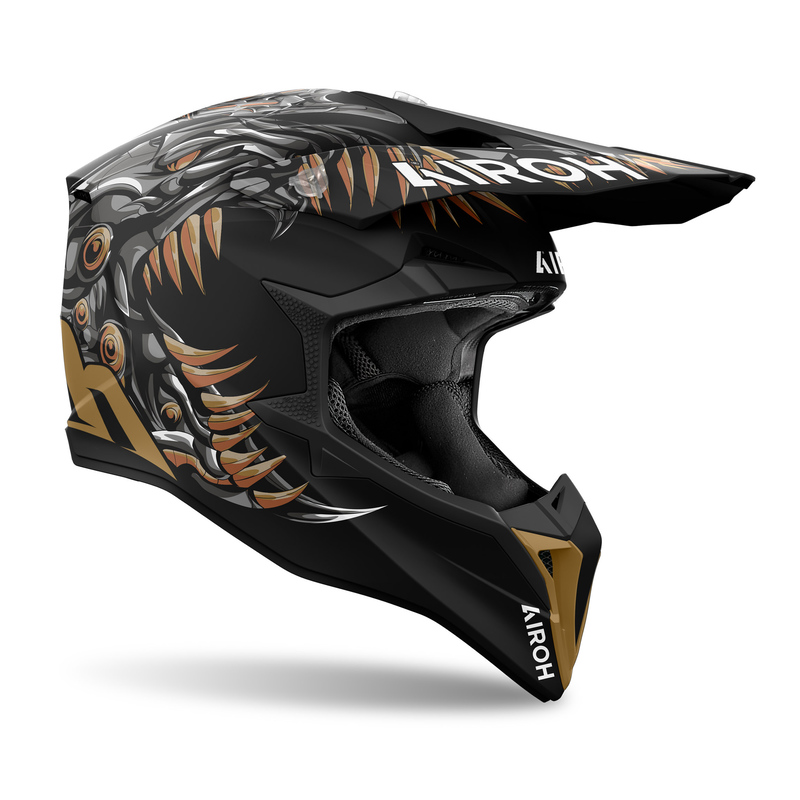 Kask off-road AIROH WRAAAP cyborg matt