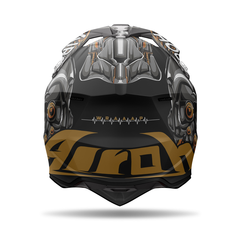 Kask off-road AIROH WRAAAP cyborg matt