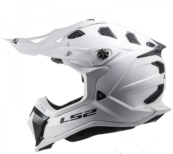 Kask motocyklowy enduro LS2 MX700 Subverter Evo II Solid White