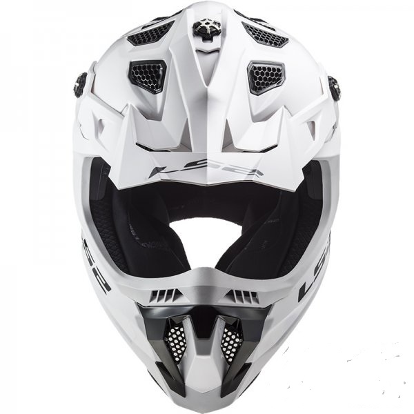 Kask motocyklowy enduro LS2 MX700 Subverter Evo II Solid White