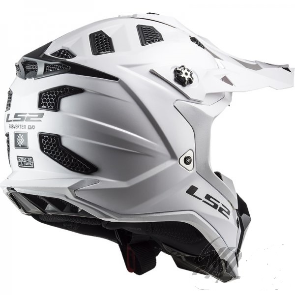 Kask motocyklowy enduro LS2 MX700 Subverter Evo II Solid White