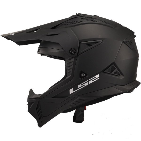 Kask motocyklowy enduro KASK LS2 MX708 FAST II SOLID MATT BLACK