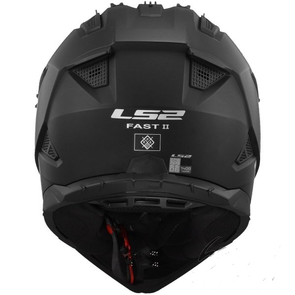 Kask motocyklowy enduro KASK LS2 MX708 FAST II SOLID MATT BLACK