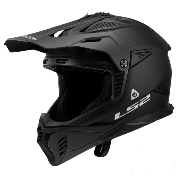 Kask motocyklowy enduro KASK LS2 MX708 FAST II SOLID MATT BLACK