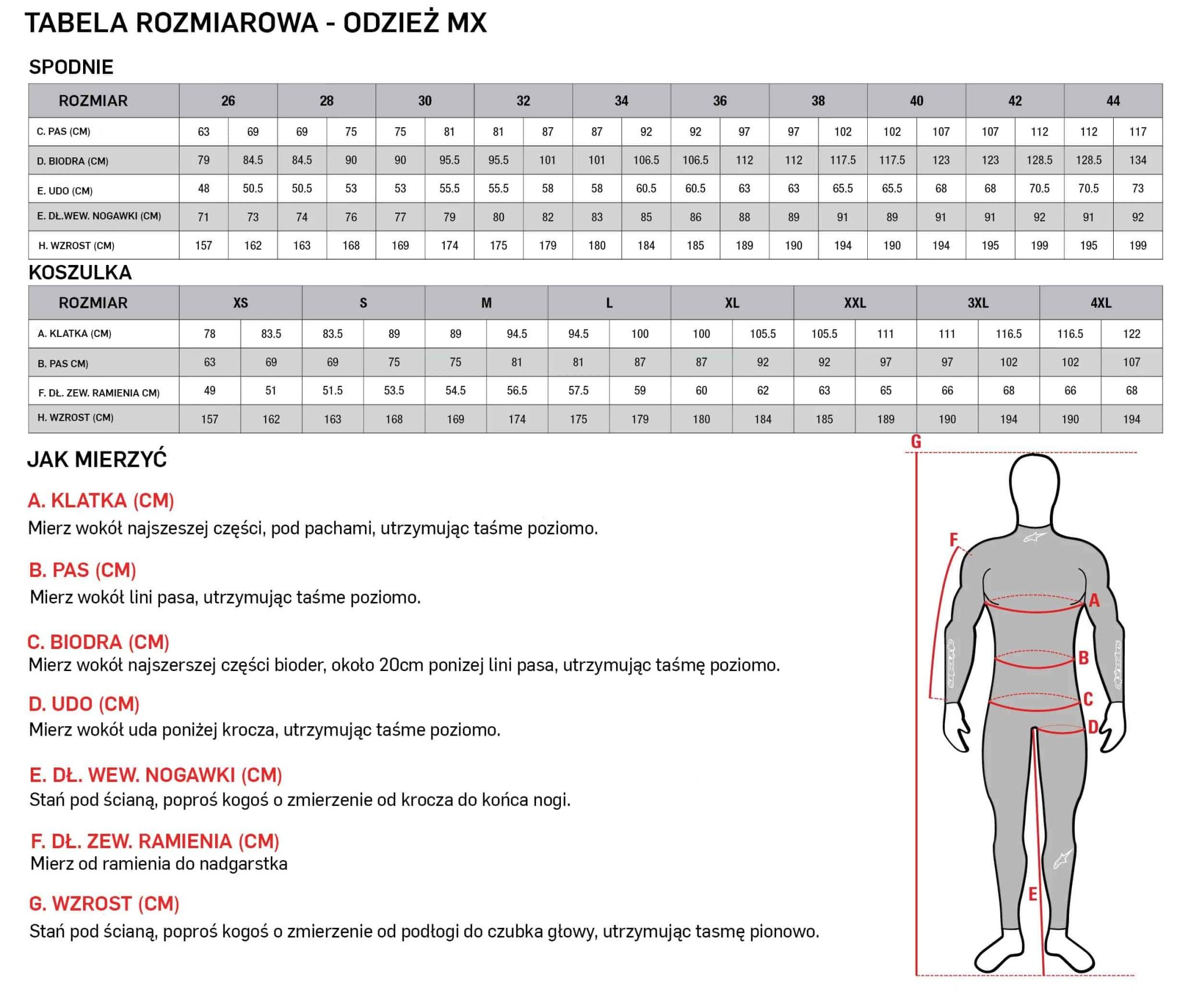 Koszulka Off road ALPINESTARS MX FLUID HAUL kolor biały/czarny