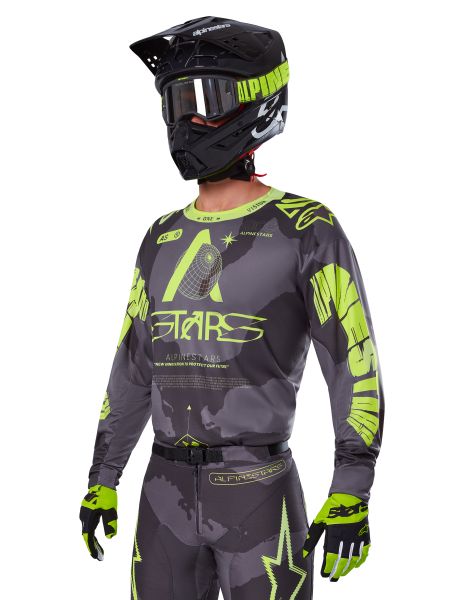 Koszulka Off-road ALPINESTARS MX FLUID HAUL kolor SZARY/FLUO