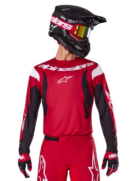 Koszulka Off road ALPINESTARS MX FLUID HAUL kolor CZERWONY