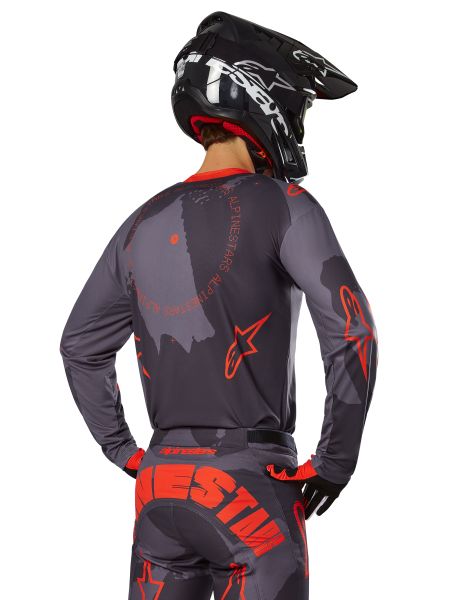 Koszulka Off road ALPINESTARS MX FLUID HAUL kolor CZERWONY