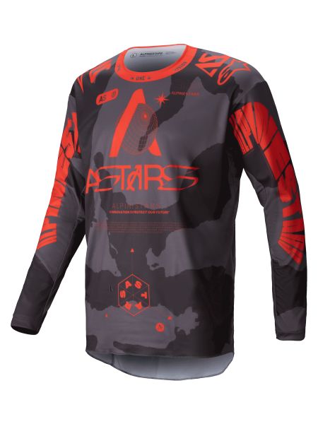 Koszulka Off road ALPINESTARS MX FLUID HAUL kolor CZERWONY