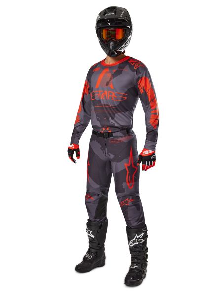 Koszulka Off road ALPINESTARS MX FLUID HAUL kolor CZERWONY