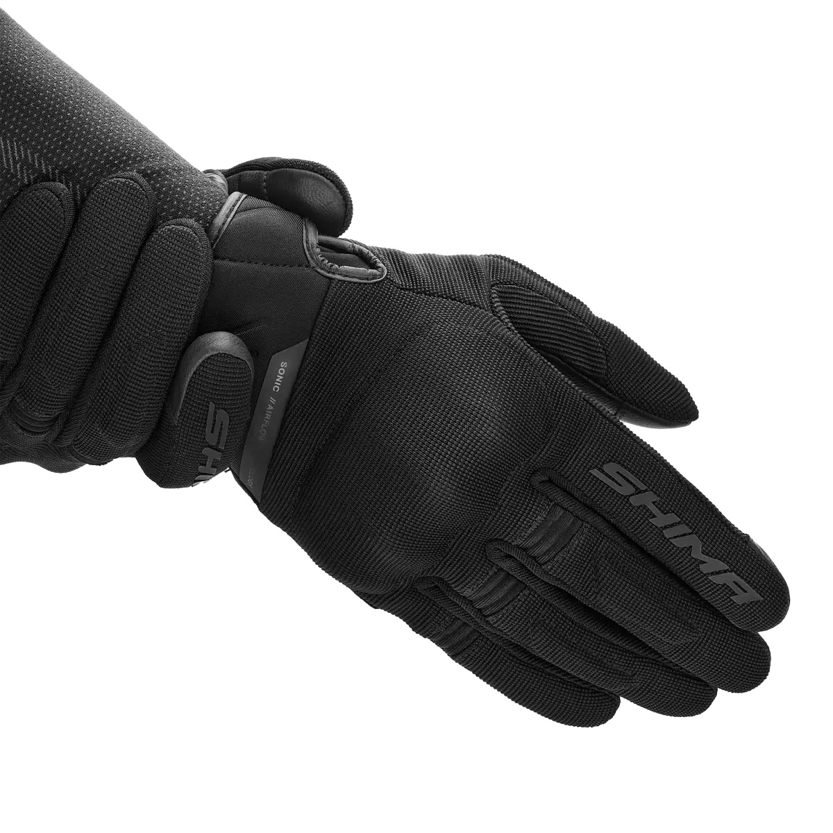 Rękawice motocyklowe męskie SHIMA SONIC BLACK