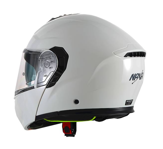 Kask szczękowy NAXA F07 biały połysk