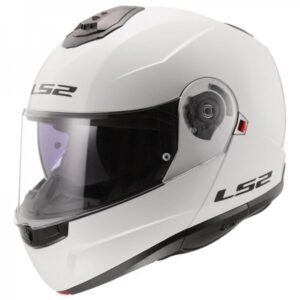 Kask szczękowy LS2 STROBE BIAŁY POŁYSK