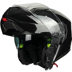Kask szczękowy NAXA FO7 czarny połysk