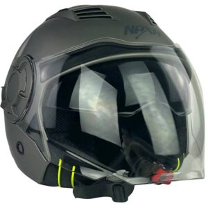 Kask otwarty NAXA S23X/C grafitowy