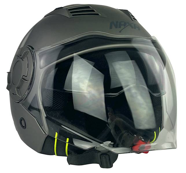 Kask otwarty NAXA S23X/C grafitowy