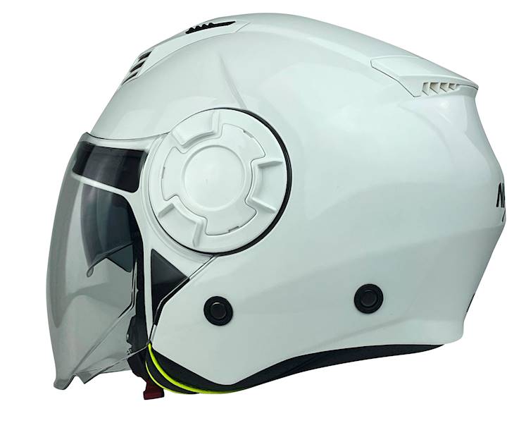 Kask otwarty NAXA S23X/C biały połysk