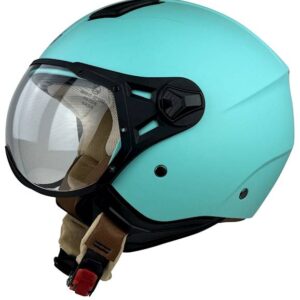 Kask otwarty NAXA S33 nibieski mat krótka szyba
