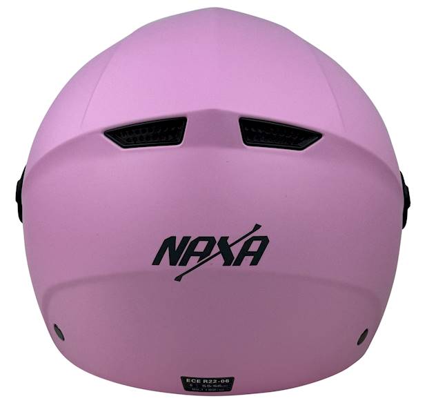 Kask otwarty NAXA S33 różowy mat krótka szyba
