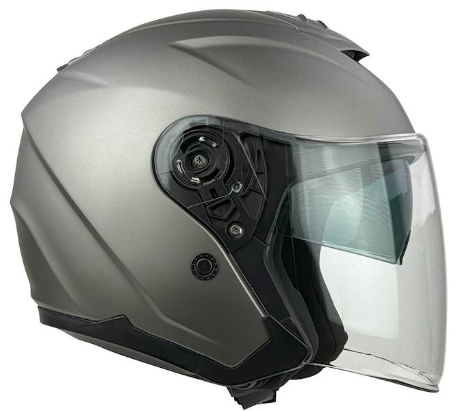 Kask otwarty NAXA S28/D Titanium FIBERGLASS matt titanium