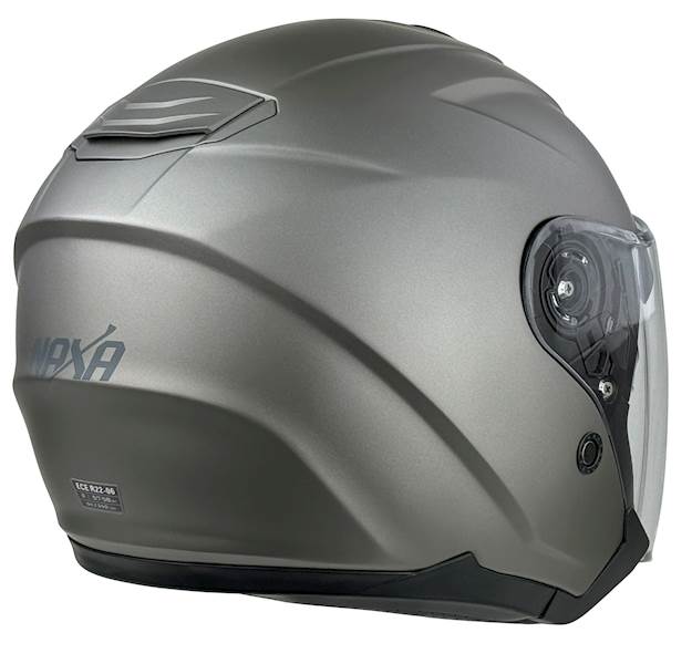 Kask otwarty NAXA S28/D Titanium FIBERGLASS matt titanium