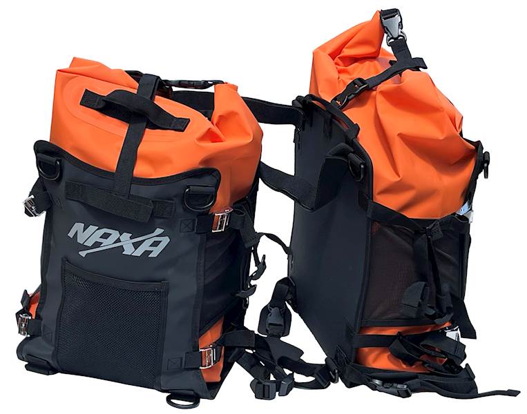 TORBA MOTOCYKLOWA NAXA TB4 KABURA SAKWY BOCZNE |4 PASY MOCUJĄCE|2x30 LITRÓW